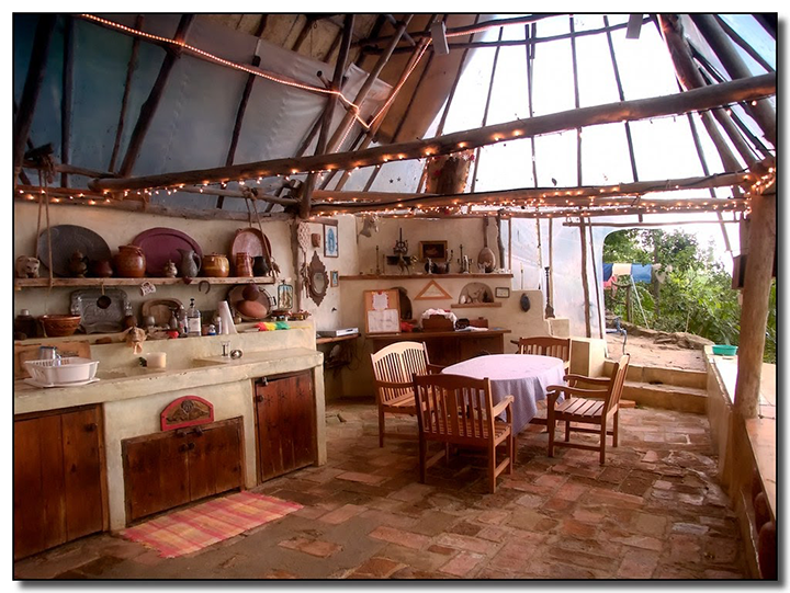 Exotic Remote Kitchen