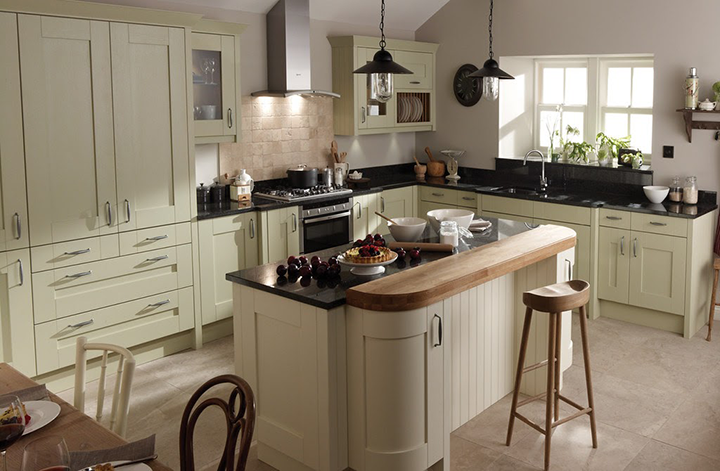 Kitchen with Single Barstool Seat