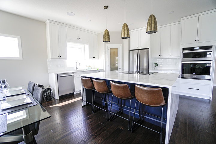 Lifestyle of a Kitchen with Electric Radiant Countertop Heating