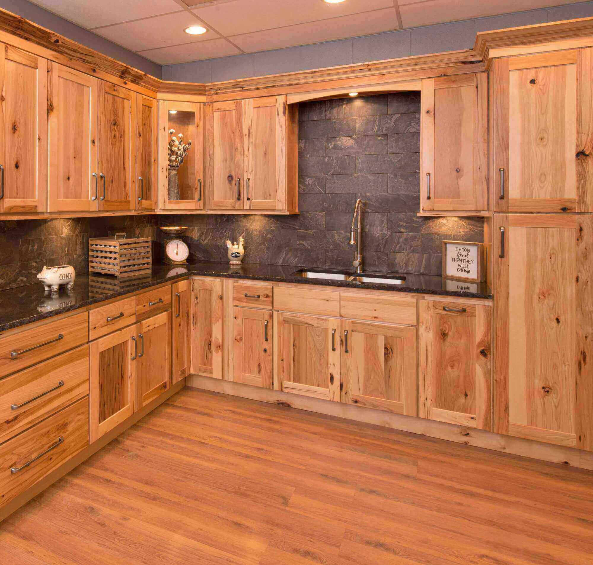 Hickory Shaker Cabinets