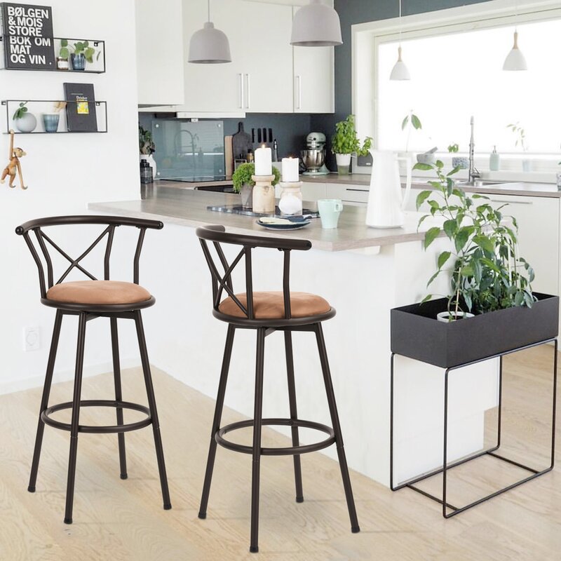Ikeda Swivel Counter & Bar Stool