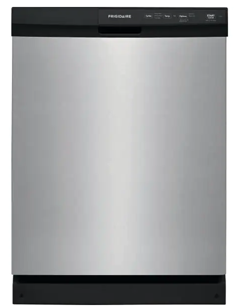 Front Control Build-in Tall Tub Dishwasher in Stainless Steel