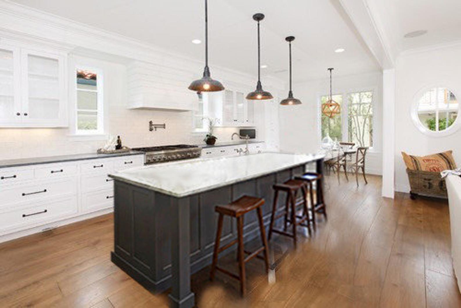 7ft Gray Kitchen Island Without Counter Top