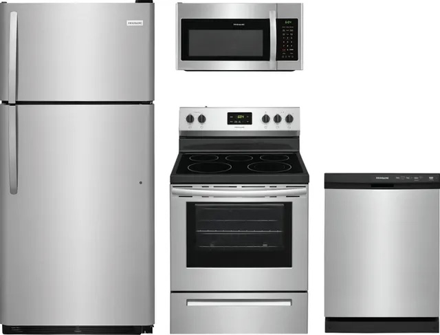 Frigidaire® 4 Piece Stainless Steel Kitchen Package