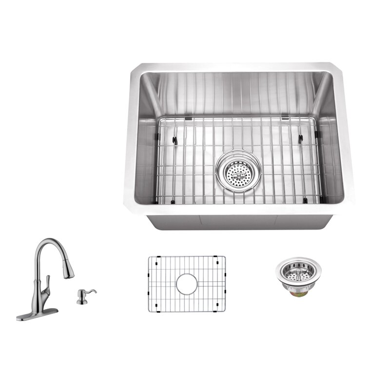 Undermount Kitchen Sink with Faucet