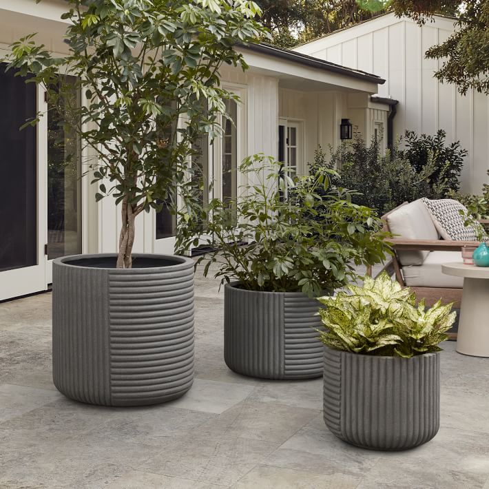 Cecilia Fiberstone Planters