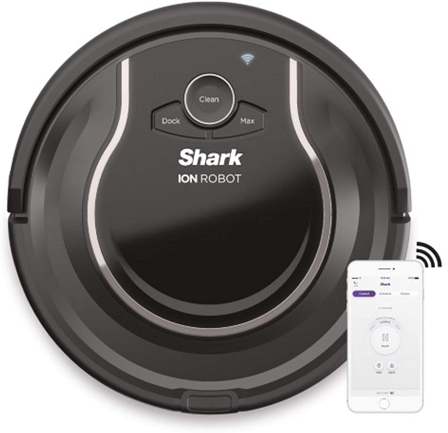 Shark Robotic Vacuum, 0.45 Quarts, Smoke